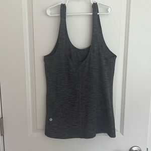 Lululemon athletic women’s grey tank top size large.
